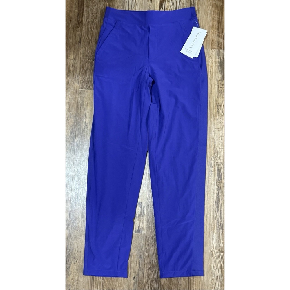 NWT Athleta Brooklyn Lined Pants Purple/ Noble Blue Sz 4 /T Tall #467191-02